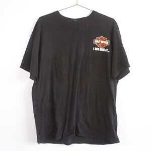 Harley Davidson 3 State Bossier City, LA Tee Shirt Black XL